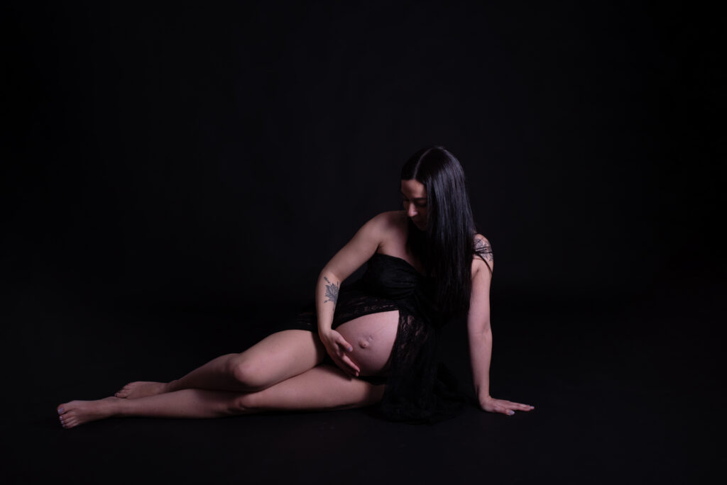 fotografia embarazada en estudio Xativa
