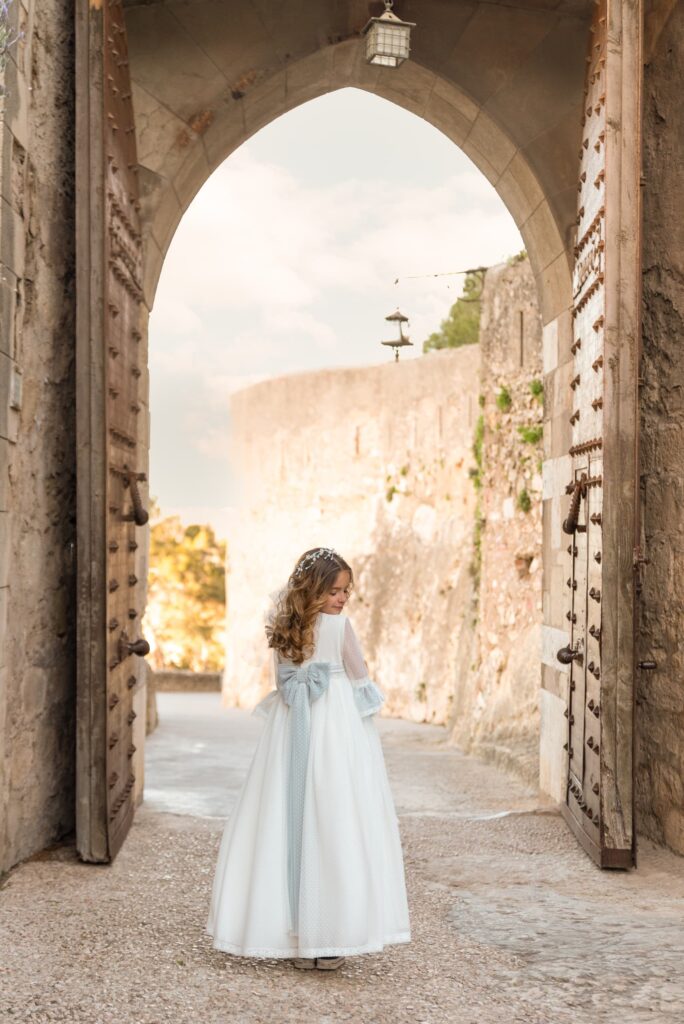 sesion fotos comunion castillo xativa