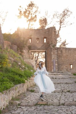 Sesión de fotos comunión Xàtiva Castillo y estudio con encanto